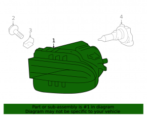 Противотуманная фара птф левая Lexus GS300 GS350 GS430 GS450h 06-11 царапины