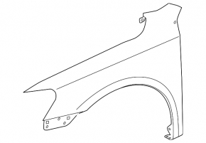 Крило переднє праве VW Passat b7 12-15 USA