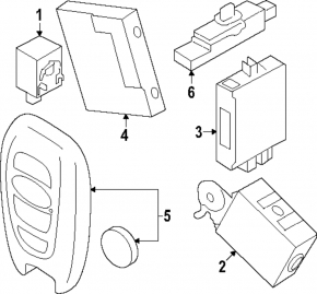 Antenna Keyless Subaru Forester 25-26