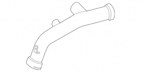 Патрубок інтеркулера Mercedes W166 ML 12-16 3.0d