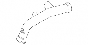 Патрубок інтеркулера Mercedes W166 ML 12-16 3.0d