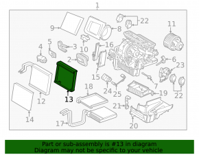 Испаритель Ford Focus mk3 11-18