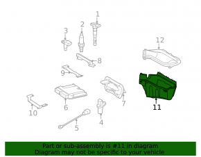 Корпус блока ECU Audi Q5 8R 11-17