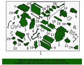 Печка в сборе Subaru Forester 14-18 SJ manual