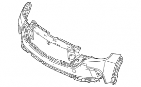 Бампер передній голий Mazda CX-50 23-26