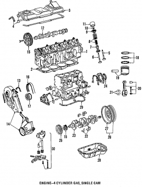 Коленвал VW Jetta 11-15 USA 2.0