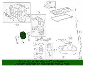 Шкив коленвала Toyota Avalon 13-18 2.5 hybrid 2AR-FXE