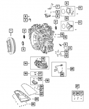 Охладитель масляный АКПП Jeep Compass 11-16 2.0 2.4