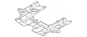 Захист двигуна ззаду Nissan Rogue 21-26 JP built