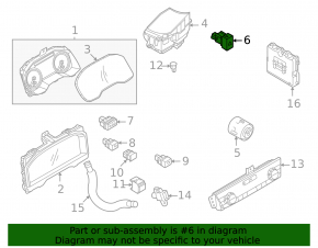 Кнопка аварийной сигнализации Mitsubishi Outlander 22-26