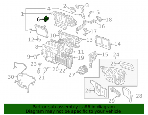 Клапан печки кондиционера Audi Q7 17-26 под R1234YF