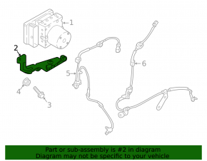 Кронштейн ABS АБС Hyundai Tucson 16-18