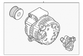 Генератор Mini Cooper Countryman R60 10-16 150 amp на з-ч