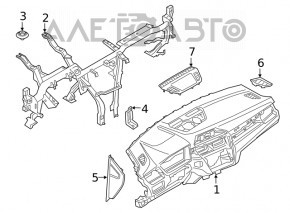 Труба підторпедна підсилення BMW X2 F39 18-23