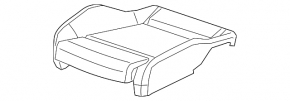 Сидіння водія Audi Q5 80A 21-24 з airbag, електричне, підігрів, шкіра сіра, Standard, потерто, подряпини, під чистку