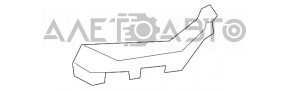 Кронштейн защелка опоры капота Toyota Highlander 14-19