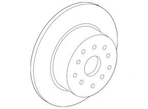 Диск тормозной задний правый Lexus GS300 GS350 GS430 GS450h 06-11 310мм