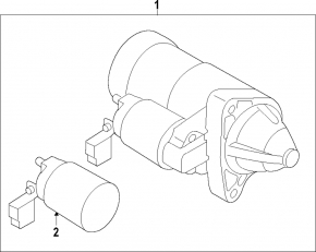Стартер Mazda 3 12-13 2.0, 2.3, 2.5