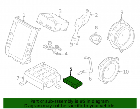 USB Hub, AUX передній Subaru Forester 25-26