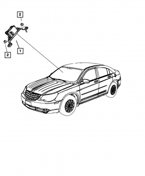 YAW RATE SENSOR Jeep Compass 11-16