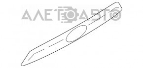 Накладка двери багажника Subaru Impreza 5d 17-23