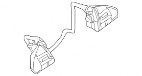 Кнопки керування на кермі Nissan Maxima A36 16-16