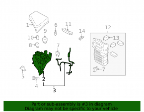 Проводка подкапотная с блоком предохранителей Subaru Outback 10-10