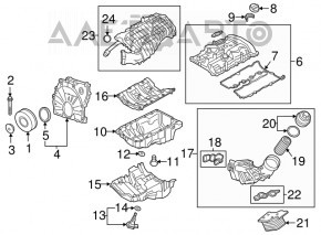 Датчик уровня масла двигателя BMW 4 F32/33/36 17-20 B46