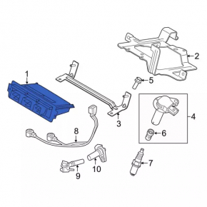 Блок ECU компьютер двигателя Ford Explorer 16-19 3.7