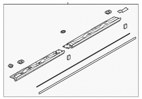 Порог правый Mazda CX-5 13-16