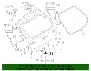 Кнопка блокировки закрытия двери багажника Mazda CX-90 24-26