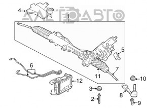 Проводка рейки рулевой ЭУР BMW 3 F30 12-13