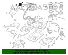 Крышка заливной горловины бензобака Porsche Cayenne 958 11-14