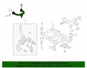 Рычаг верхний передний правый Mercedes X164 GL W164 ML