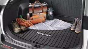 Коврик багажника резина Toyota Rav4 19-24 черная
