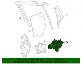 Мотор стеклоподъемника задний левый Volkswagen ID.4 23-26