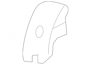 Заглушка Isofix заднего ряда Audi A4 B9 17-25 бежевая