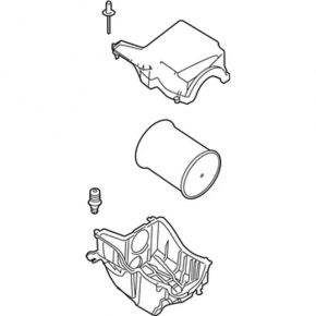 Корпус воздушного фильтра Ford Escape MK3 13-19 2.0T, облом крепления