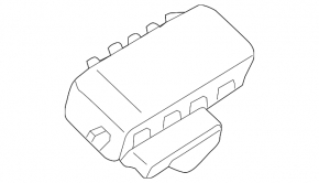 Подушка безопасности airbag пассажирская в торпеде Ford Edge 15-24