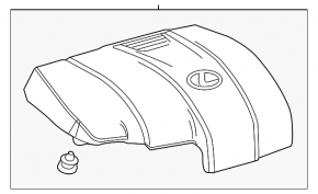 Накладка двигателя Lexus RX350 16-22