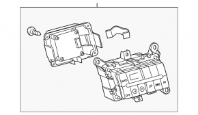 Управление климат-контролем заднего ряда Toyota Sequoia 08-16 трещина