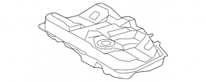 Топливный бак Lexus ES350 07-12