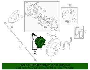 Ступица передняя левая Nissan Pathfinder 13-20