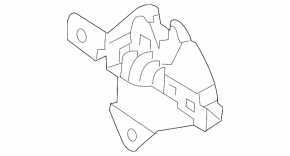 Замок капота Kia Soul 14-19