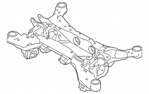 Подрамник задний Land Rover Range Rover Velar 18-26
