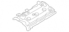 Крышка клапанная правая Infiniti FX35 09-12 3.5