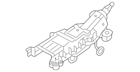 Рулевая колонка Ford Flex 09-12 с карданчиком