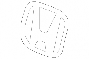 Емблема решітки радіатора grill Honda HR-V 16-18