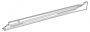 Поріг лівий Lexus ES300h ES350 13-18-