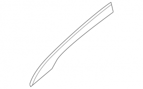 Накладка передней стойки верхняя правая Nissan Murano z52 15-18 серая Bose